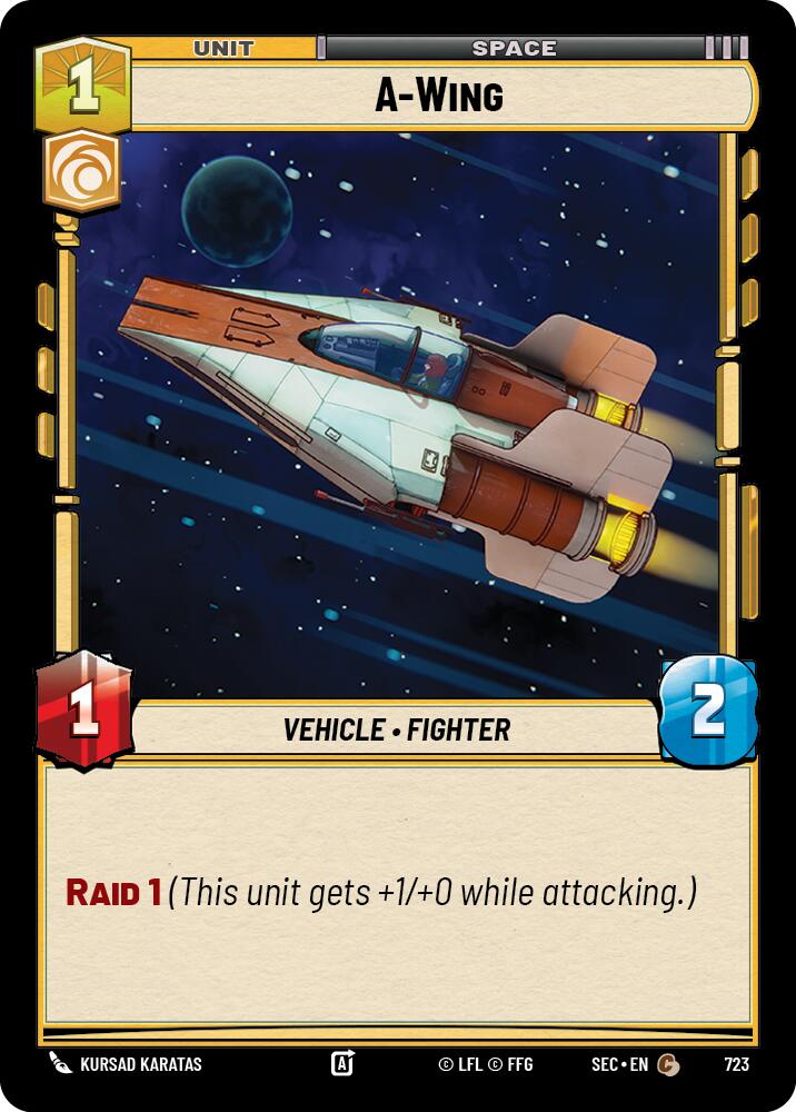 A-Wing - Wing (723) (Foil) (723) (723) [Secrets of Power] - The Mythic Store | 24h Order Processing