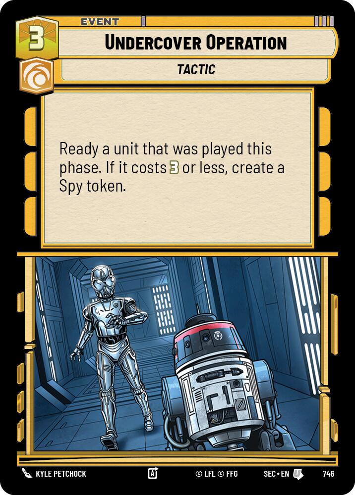 Undercover Operation (746) (Foil) (746) [Secrets of Power] - The Mythic Store | 24h Order Processing