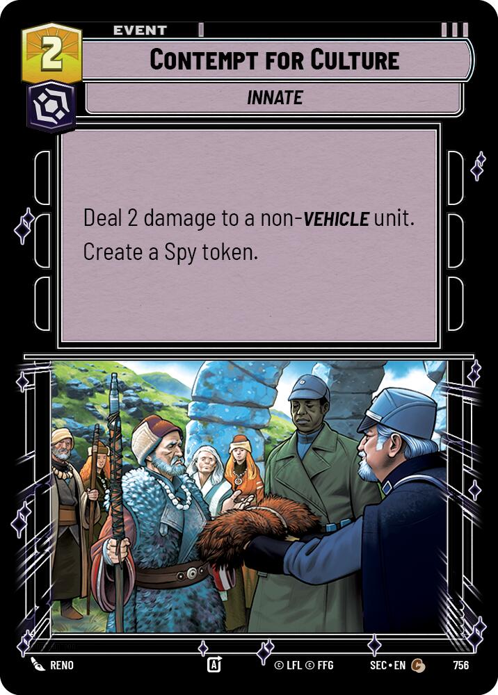 Contempt for Culture (756) (Foil) (756) [Secrets of Power] - The Mythic Store | 24h Order Processing