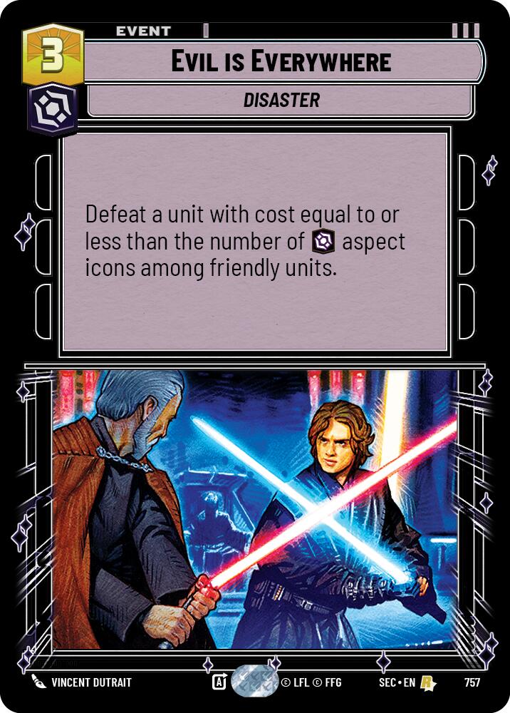 Evil is Everywhere (757) (Foil) (757) [Secrets of Power] - The Mythic Store | 24h Order Processing