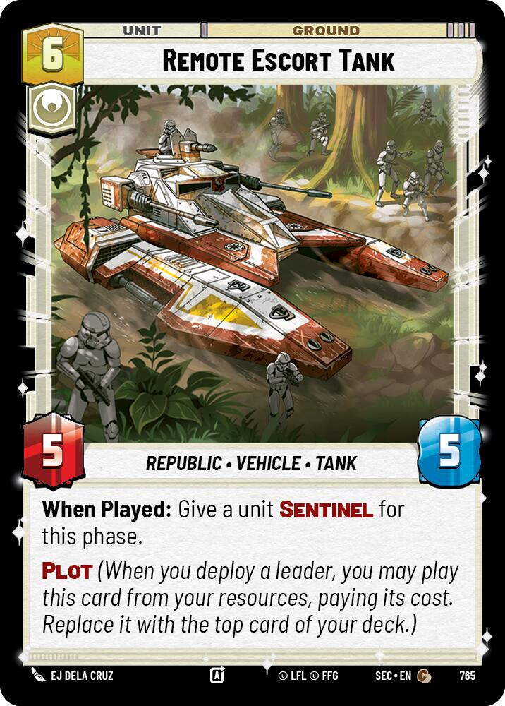 Remote Escort Tank (765) (Foil) (765) [Secrets of Power] - The Mythic Store | 24h Order Processing