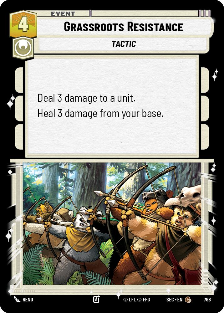 Grassroots Resistance (768) (Foil) (768) [Secrets of Power] - The Mythic Store | 24h Order Processing