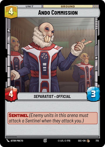 Ando Commission (772) (Foil) (772) [Secrets of Power] - The Mythic Store | 24h Order Processing