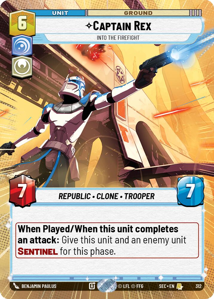 Captain Rex - Into the Firefight (Hyperspace) (312) (312) [Secrets of Power] - The Mythic Store | 24h Order Processing