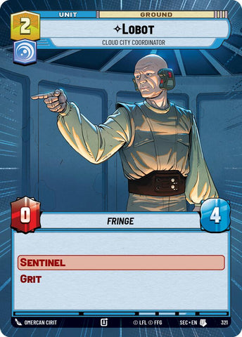 Lobot - Cloud City Coordinator (Hyperspace) (321) (321) [Secrets of Power] - The Mythic Store | 24h Order Processing