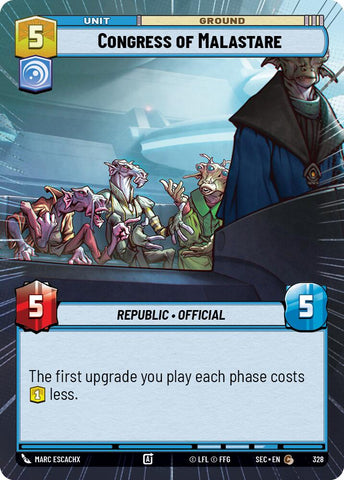 Congress of Malastare (328) (Hyperspace) (328) [Secrets of Power] - The Mythic Store | 24h Order Processing