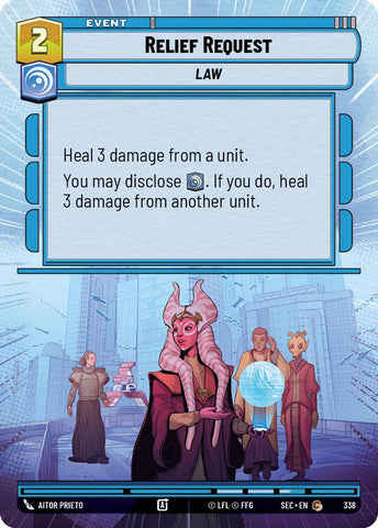 Relief Request (338) (Hyperspace) (338) [Secrets of Power] - The Mythic Store | 24h Order Processing