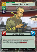 Corrupt Politician (343) (Hyperspace) (343) [Secrets of Power] - The Mythic Store | 24h Order Processing