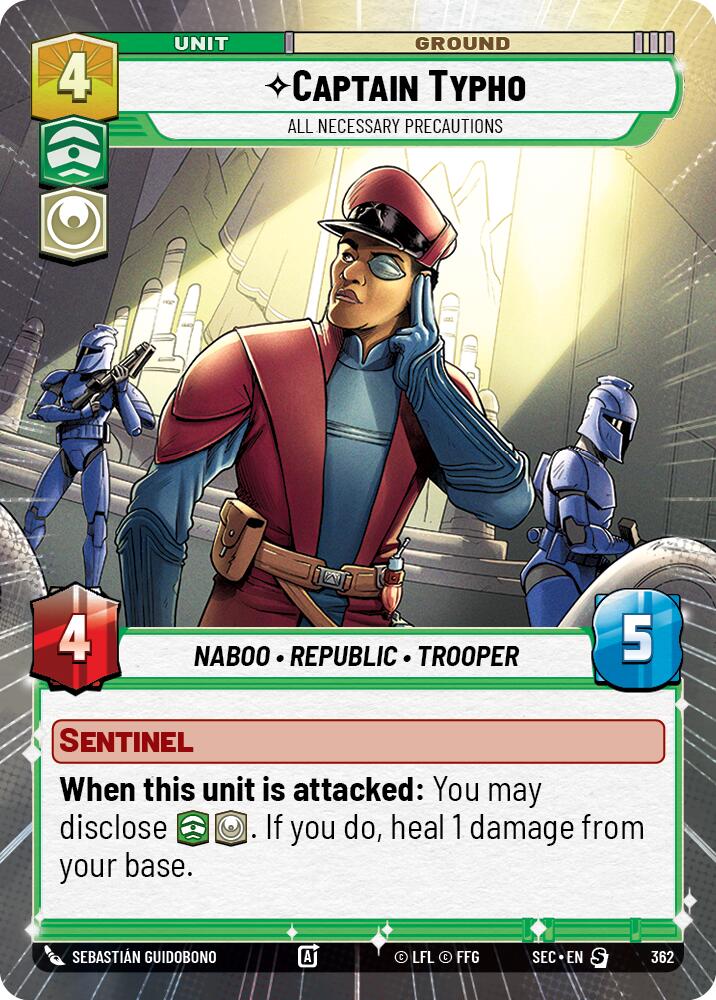 Captain Typho - All Necessary Precautions (Hyperspace) (362) (362) [Secrets of Power] - The Mythic Store | 24h Order Processing