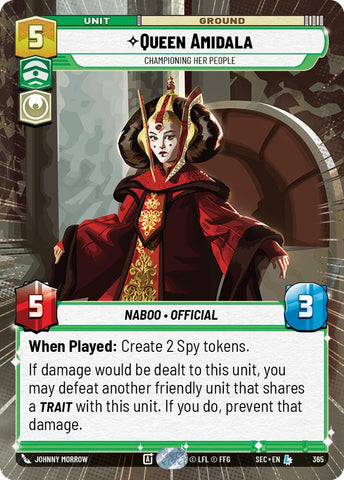 Queen Amidala - Championing Her People (Hyperspace) (365) (365) [Secrets of Power] - The Mythic Store | 24h Order Processing