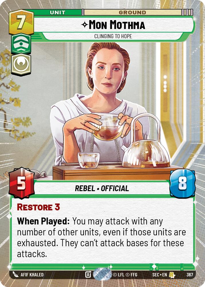 Mon Mothma - Clinging to Hope (Hyperspace) (367) (367) [Secrets of Power] - The Mythic Store | 24h Order Processing