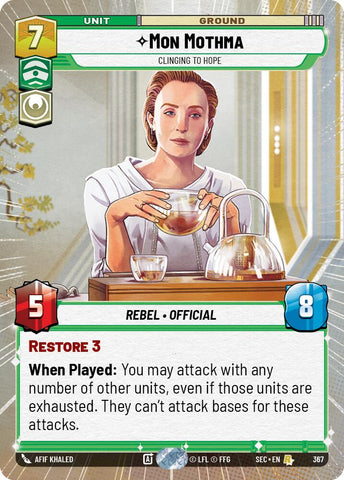 Mon Mothma - Clinging to Hope (Hyperspace) (367) (367) [Secrets of Power] - The Mythic Store | 24h Order Processing