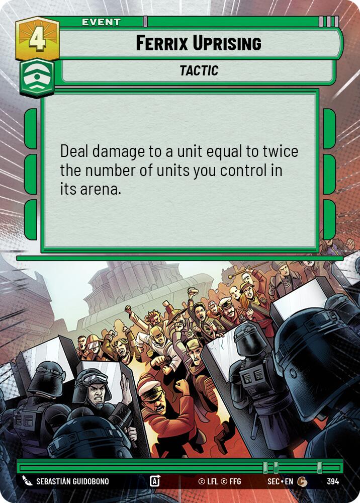 Ferrix Uprising (394) (Hyperspace) (394) [Secrets of Power] - The Mythic Store | 24h Order Processing