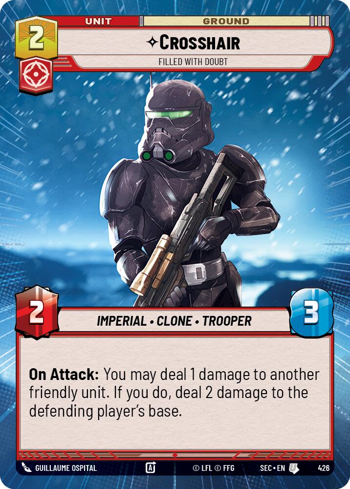 Crosshair - Filled With Doubt (Hyperspace) (426) (426) [Secrets of Power] - The Mythic Store | 24h Order Processing