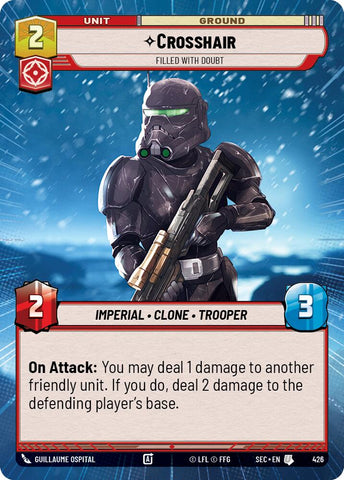 Crosshair - Filled With Doubt (Hyperspace) (426) (426) [Secrets of Power] - The Mythic Store | 24h Order Processing