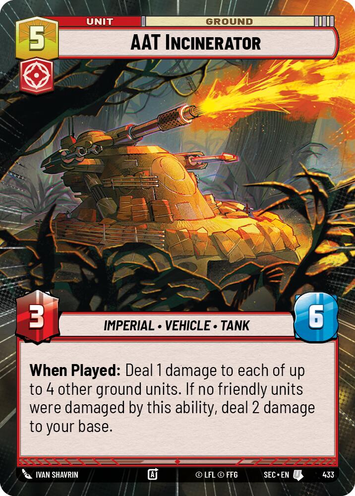 AAT Incinerator (433) (Hyperspace) (433) [Secrets of Power] - The Mythic Store | 24h Order Processing