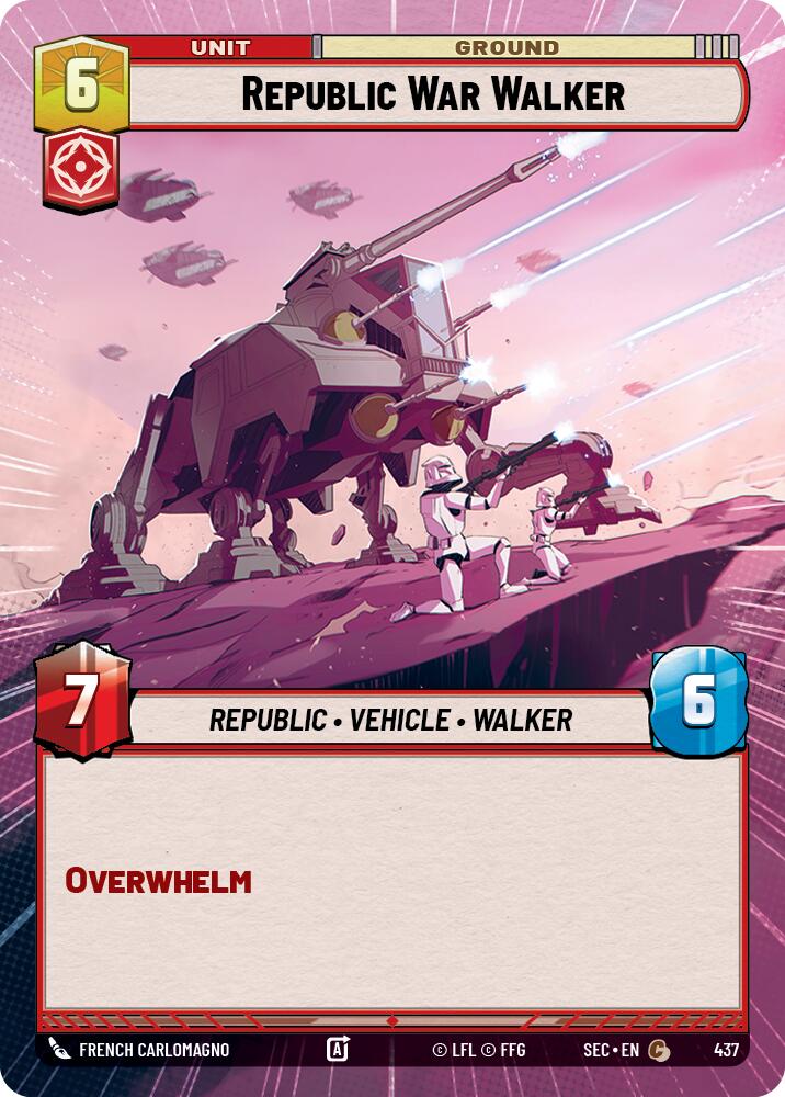 Republic War Walker (437) (Hyperspace) (437) [Secrets of Power] - The Mythic Store | 24h Order Processing