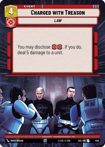 Charged with Treason (446) (Hyperspace) (446) [Secrets of Power] - The Mythic Store | 24h Order Processing