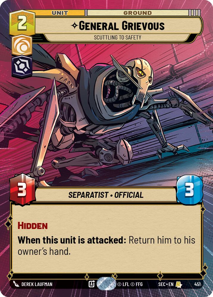 General Grievous - Scuttling to Safety (Hyperspace) (451) (451) [Secrets of Power] - The Mythic Store | 24h Order Processing