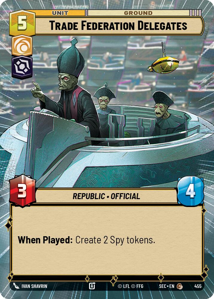 Trade Federation Delegates (455) (Hyperspace) (455) [Secrets of Power] - The Mythic Store | 24h Order Processing
