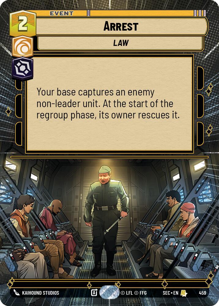 Arrest (459) (Hyperspace) (459) [Secrets of Power] - The Mythic Store | 24h Order Processing