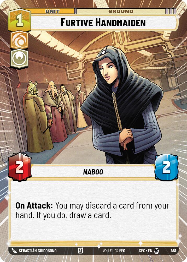 Furtive Handmaiden (461) (Hyperspace) (461) [Secrets of Power] - The Mythic Store | 24h Order Processing