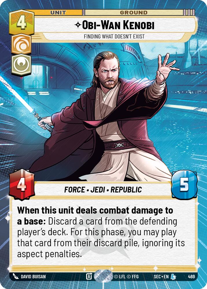 Obi-Wan Kenobi - Wan Kenobi (469) - Finding What Doesn't Exist (Hyperspace) (469) (469) [Secrets of Power] - The Mythic Store | 24h Order Processing
