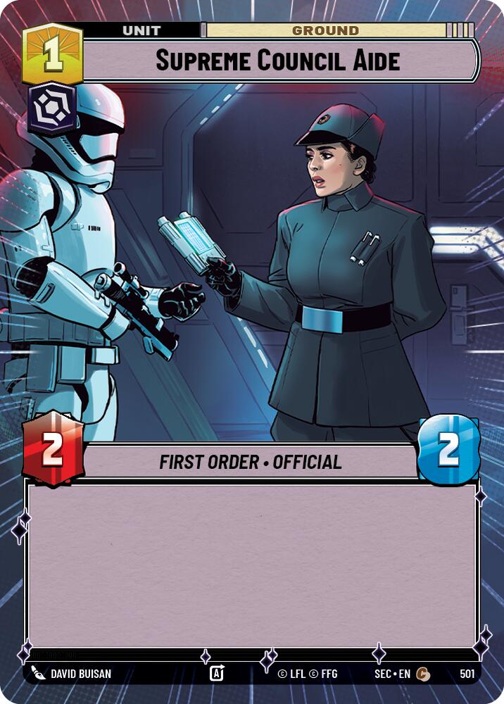 Supreme Council Aide (501) (Hyperspace) (501) [Secrets of Power] - The Mythic Store | 24h Order Processing