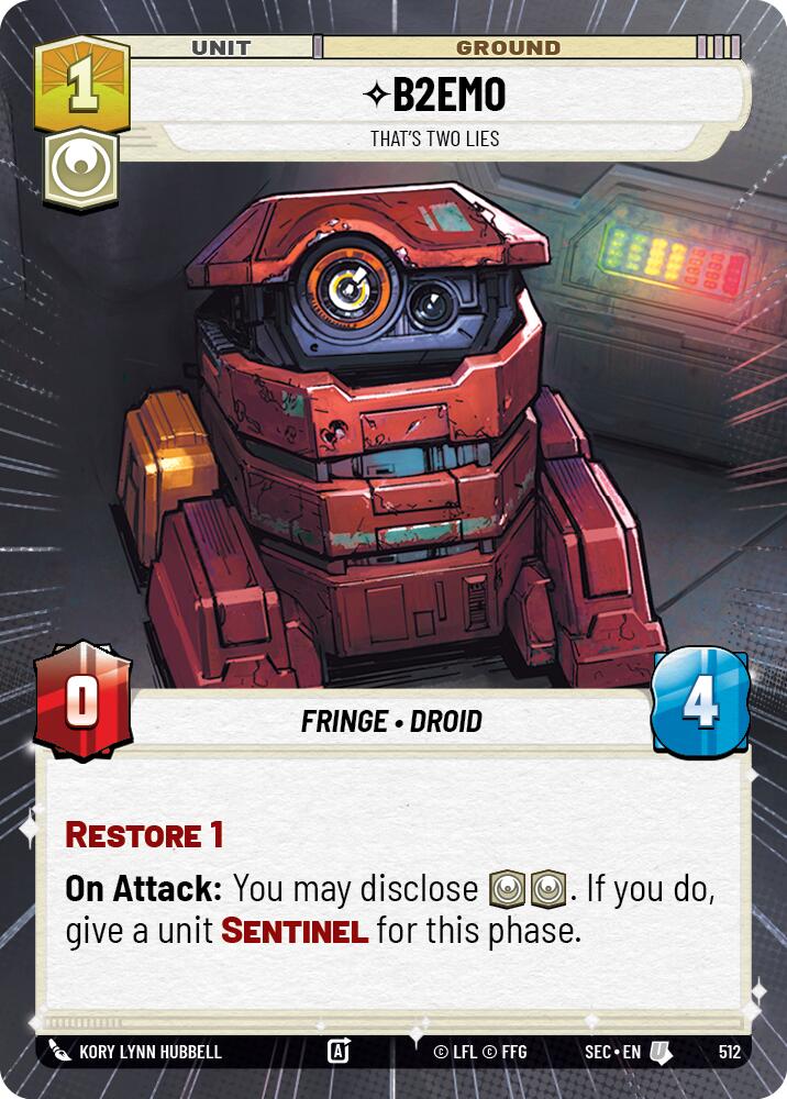 B2EMO - That's Two Lies (Hyperspace) (512) (512) [Secrets of Power] - The Mythic Store | 24h Order Processing