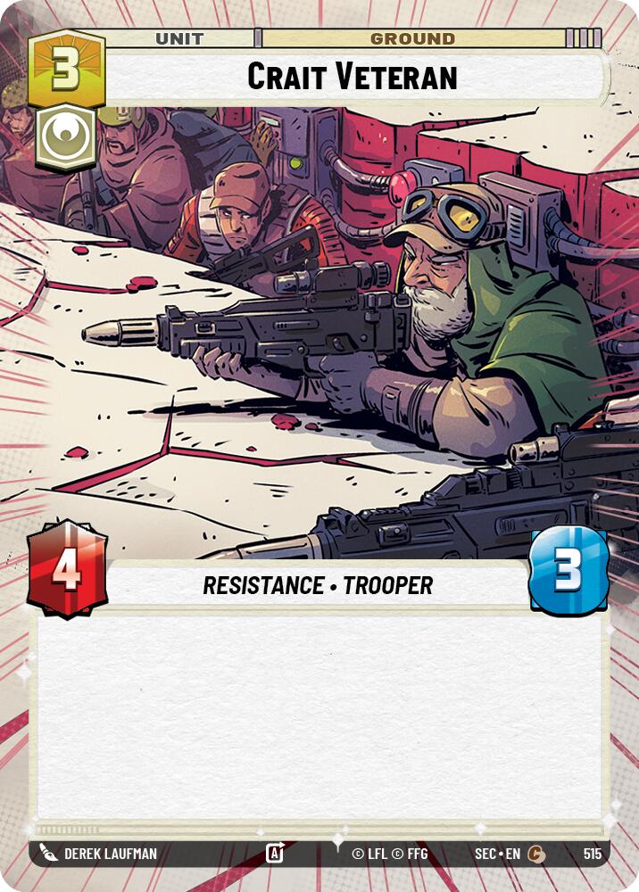 Crait Veteran (515) (Hyperspace) (515) [Secrets of Power] - The Mythic Store | 24h Order Processing