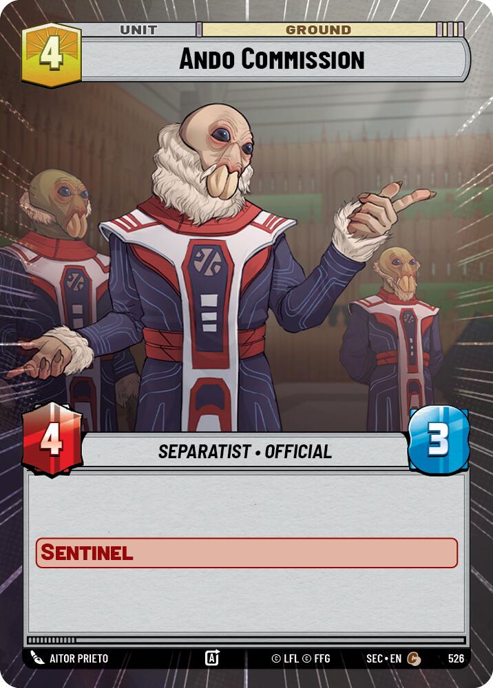 Ando Commission (526) (Hyperspace) (526) [Secrets of Power] - The Mythic Store | 24h Order Processing