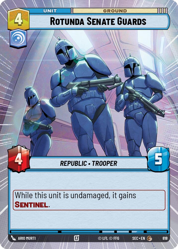 Rotunda Senate Guards (819) (Hyperspace Foil) (819) [Secrets of Power] - The Mythic Store | 24h Order Processing