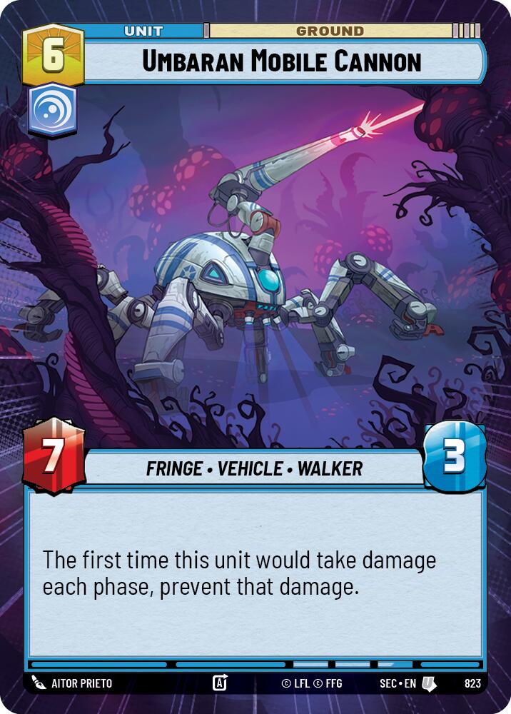 Umbaran Mobile Cannon (823) (Hyperspace Foil) (823) [Secrets of Power] - The Mythic Store | 24h Order Processing