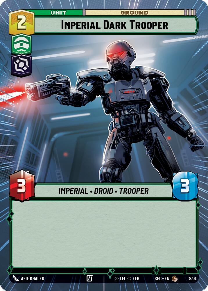 Imperial Dark Trooper (836) (Hyperspace Foil) (836) [Secrets of Power] - The Mythic Store | 24h Order Processing