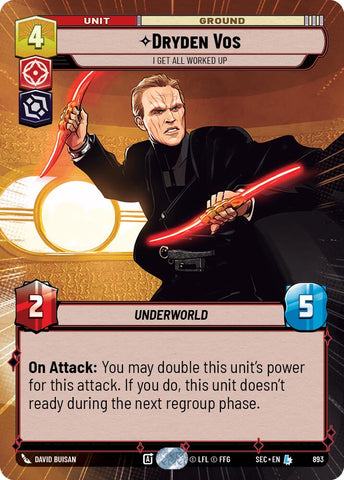 Dryden Vos - I Get All Worked Up (Hyperspace Foil) (893) (893) [Secrets of Power] - The Mythic Store | 24h Order Processing