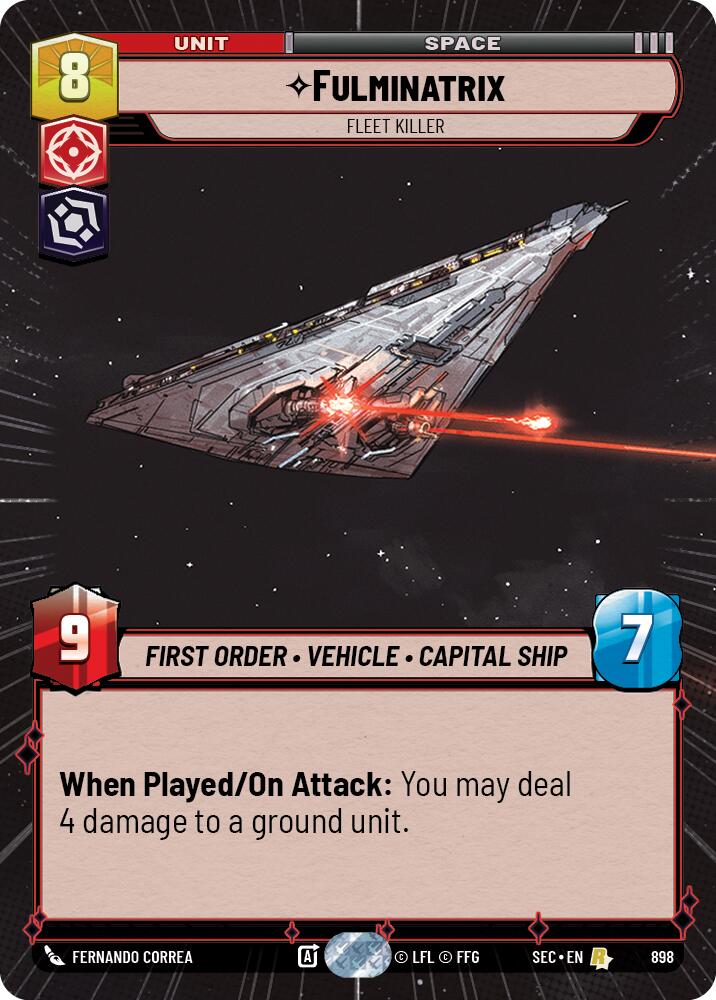 Fulminatrix - Fleet Killer (Hyperspace Foil) (898) (898) [Secrets of Power] - The Mythic Store | 24h Order Processing