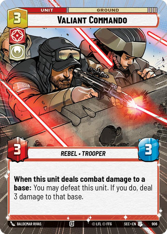 Valiant Commando (906) (Hyperspace Foil) (906) [Secrets of Power] - The Mythic Store | 24h Order Processing