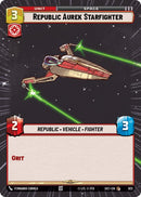 Republic Aurek Starfighter (922) (Hyperspace Foil) (922) [Secrets of Power] - The Mythic Store | 24h Order Processing