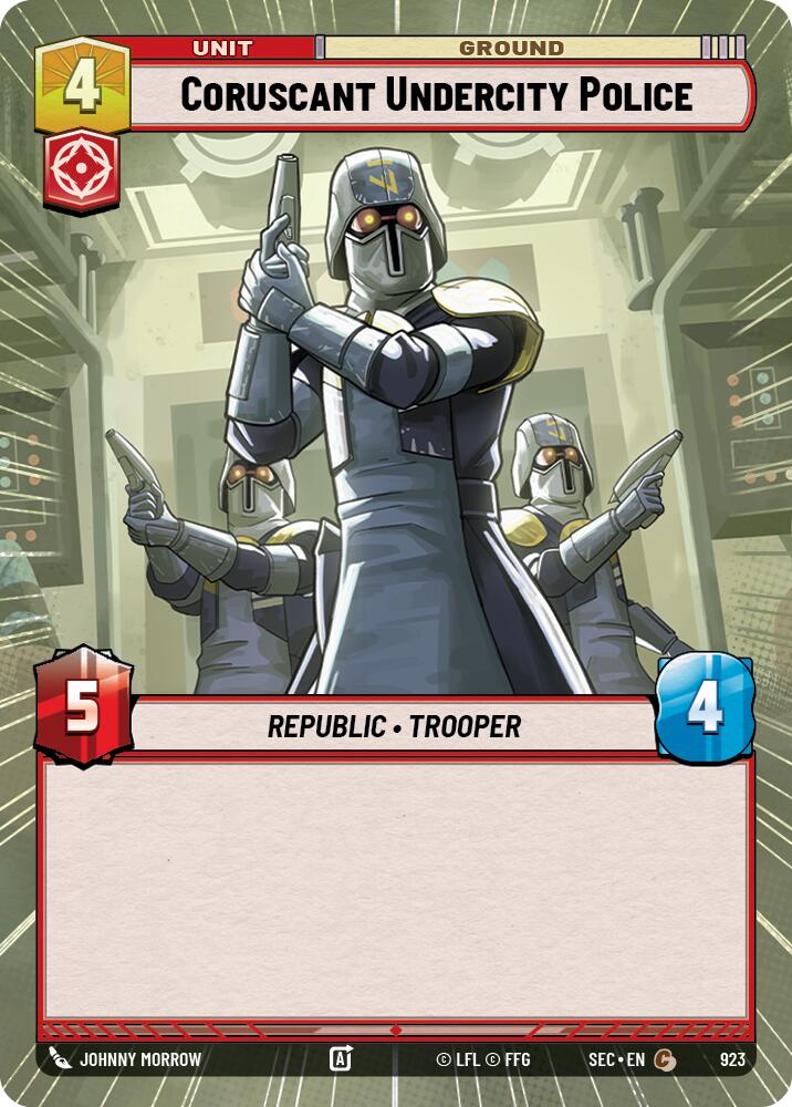 Coruscant Undercity Police (923) (Hyperspace Foil) (923) [Secrets of Power] - The Mythic Store | 24h Order Processing