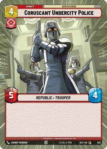 Coruscant Undercity Police (923) (Hyperspace Foil) (923) [Secrets of Power] - The Mythic Store | 24h Order Processing
