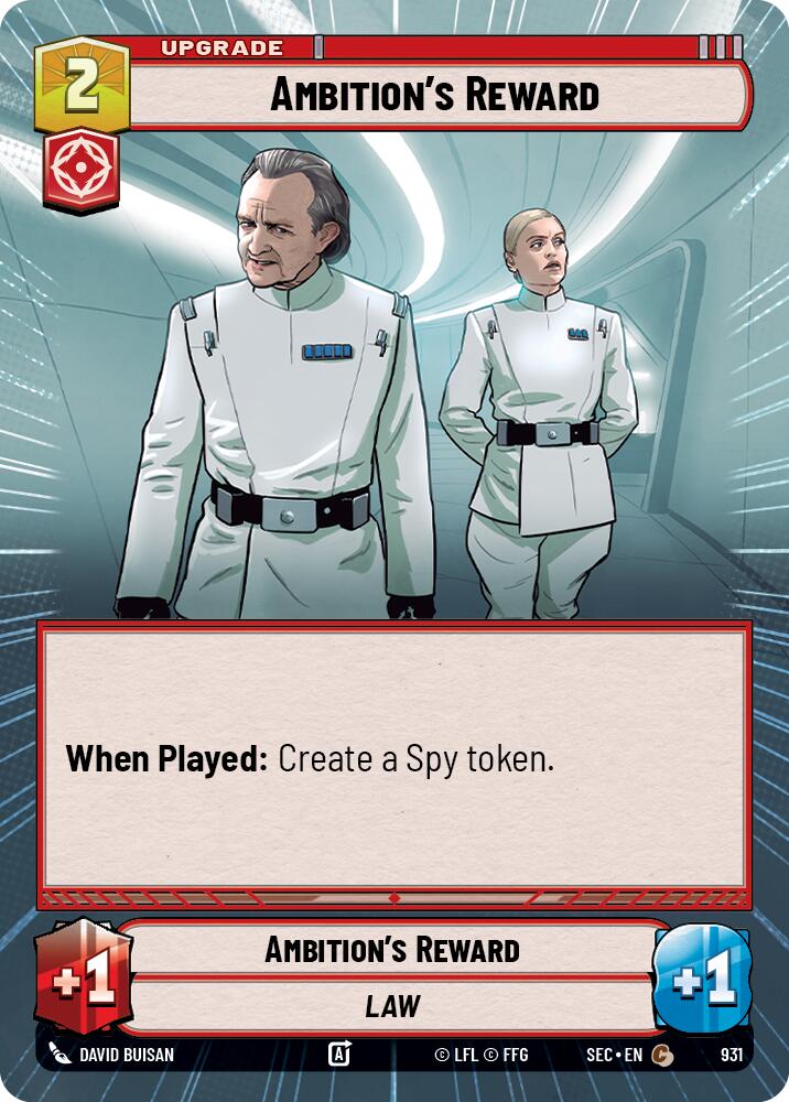 Ambition's Reward (931) (Hyperspace Foil) (931) [Secrets of Power] - The Mythic Store | 24h Order Processing