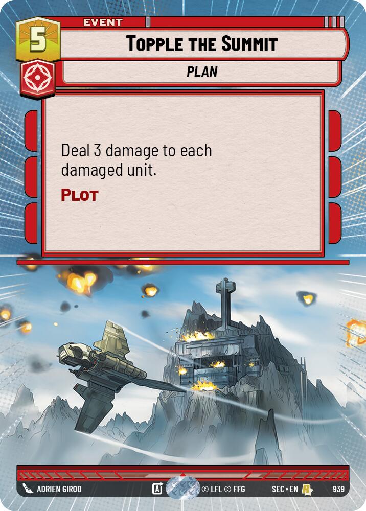 Topple the Summit (939) (Hyperspace Foil) (939) [Secrets of Power] - The Mythic Store | 24h Order Processing