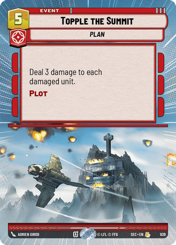 Topple the Summit (939) (Hyperspace Foil) (939) [Secrets of Power] - The Mythic Store | 24h Order Processing