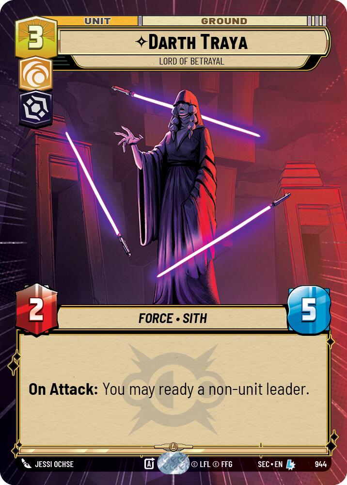 Darth Traya - Lord of Betrayal (Hyperspace Foil) (944) (944) [Secrets of Power] - The Mythic Store | 24h Order Processing