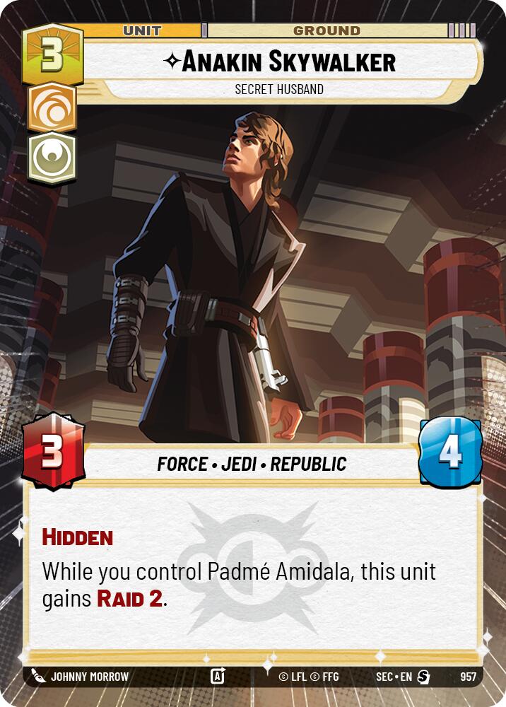 Anakin Skywalker - Secret Husband (Hyperspace Foil) (957) (957) [Secrets of Power] - The Mythic Store | 24h Order Processing