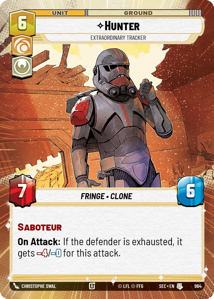 Hunter - Extraordinary Tracker (Hyperspace Foil) (964) (964) [Secrets of Power] - The Mythic Store | 24h Order Processing