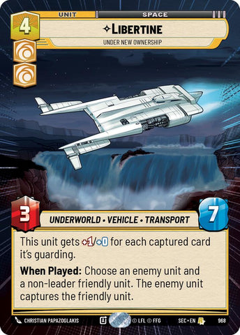 Libertine - Under New Ownership (Hyperspace Foil) (968) (968) [Secrets of Power] - The Mythic Store | 24h Order Processing