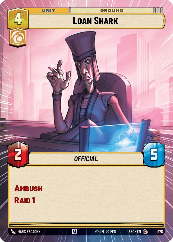 Loan Shark (978) (Hyperspace Foil) (978) [Secrets of Power] - The Mythic Store | 24h Order Processing