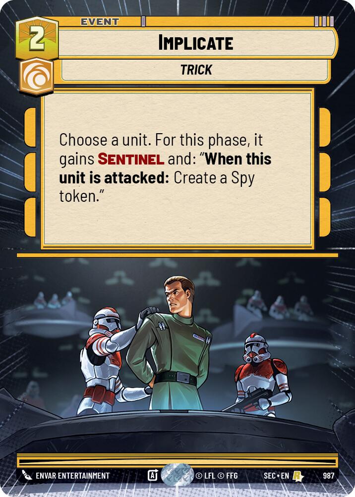 Implicate (987) (Hyperspace Foil) (987) [Secrets of Power] - The Mythic Store | 24h Order Processing