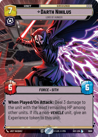 Darth Nihilus - Lord of Hunger (Hyperspace Foil) (1000) (1000) [Secrets of Power] - The Mythic Store | 24h Order Processing